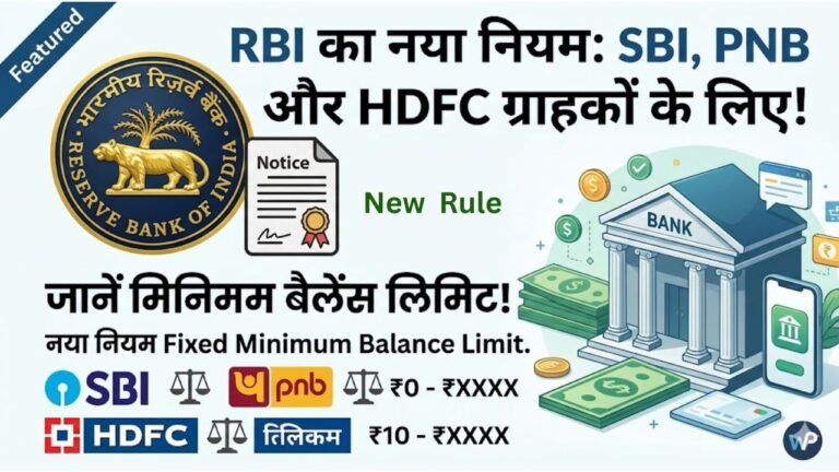 Minimum Balance Limit Fixed